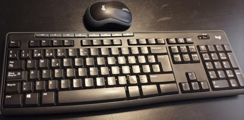 Wireless keyboard and mouse